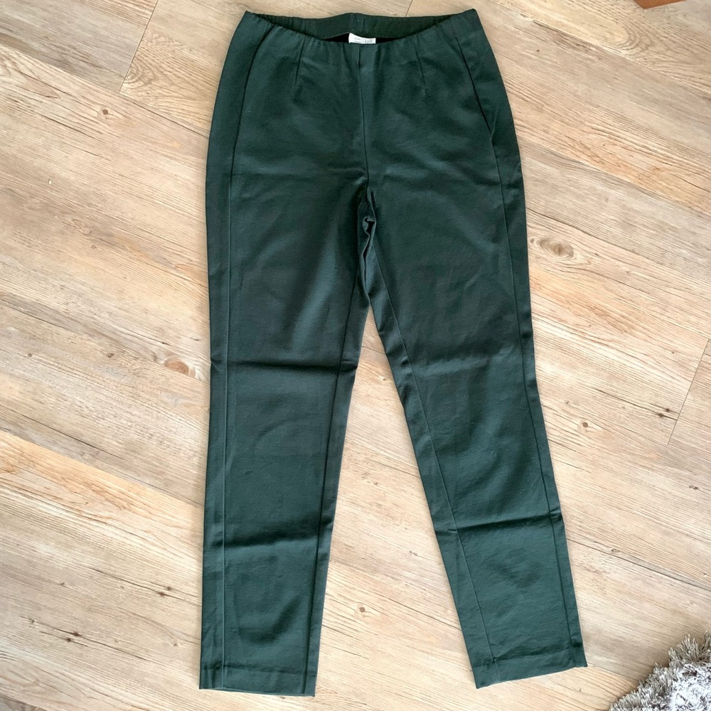 J. Jill Green Ponte Slim Leg Legging Pant, Small